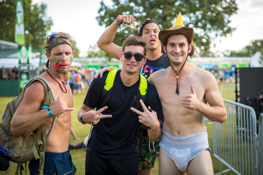 Spectators enjoy Bonnaroo Music & Arts Festival in Manchester, TN, USA on June 8, 2017