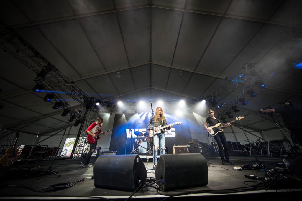 Welles perform at Bonnaroo Music & Arts Festival in Manchester, TN, USA on June 8, 2017