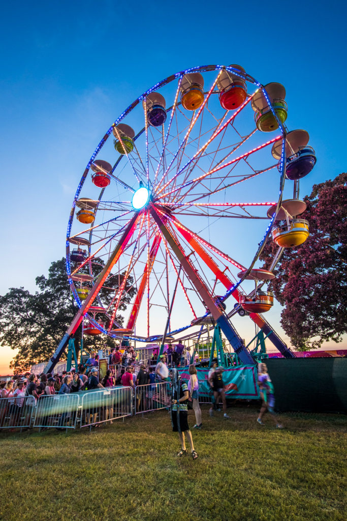 The Ferris Wheel at Bonnaroo Music & Arts Festival in Manchester, TN, USA on June 8, 2017