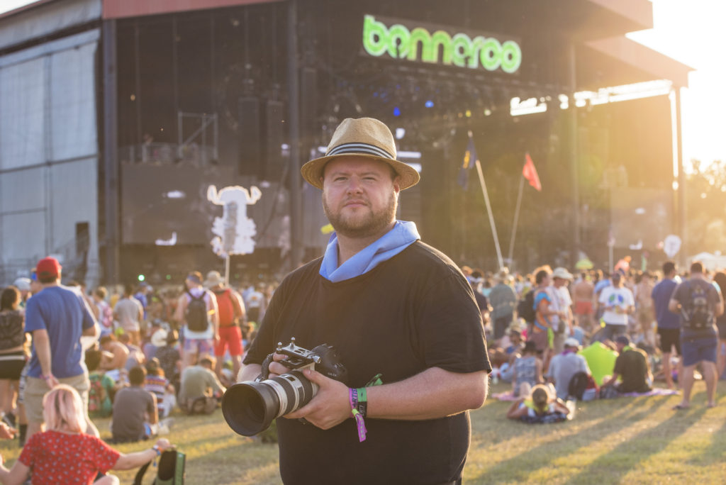 Nashville entertainment and commercial photographer Brad Moore photographs Bonnaroo Music and Arts Festival in Manchester, TN for Red Bull