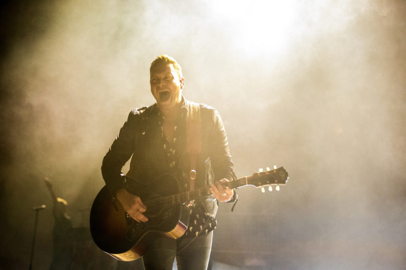 Bear Rinehart of Needtobreathe performs on September 23, 2016 at Ascend Amphitheater in Nashville, Tennessee