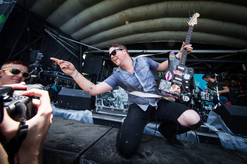 Josh Scogin of '68 performs during Warped Tour in St. Petersburg, Florida