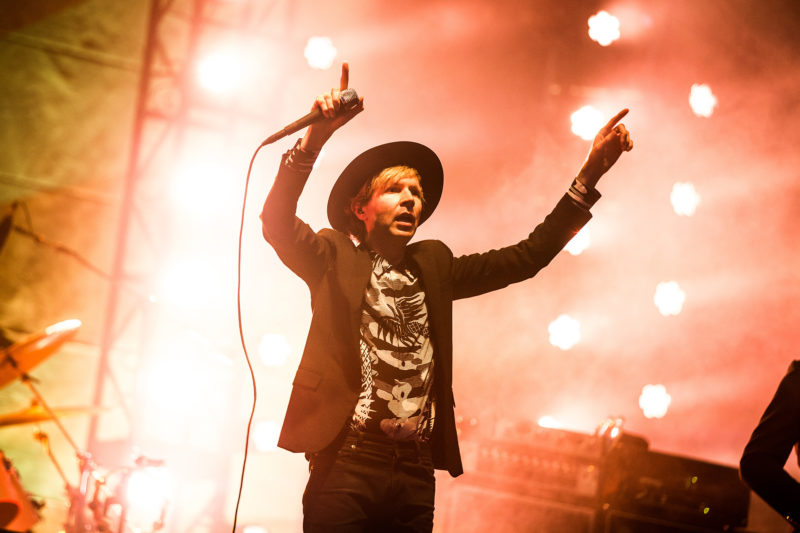 Beck performs during Pilgrimage Festival on September 24, 2016 at The Park at Harlinsdale in Franklin, Tennessee