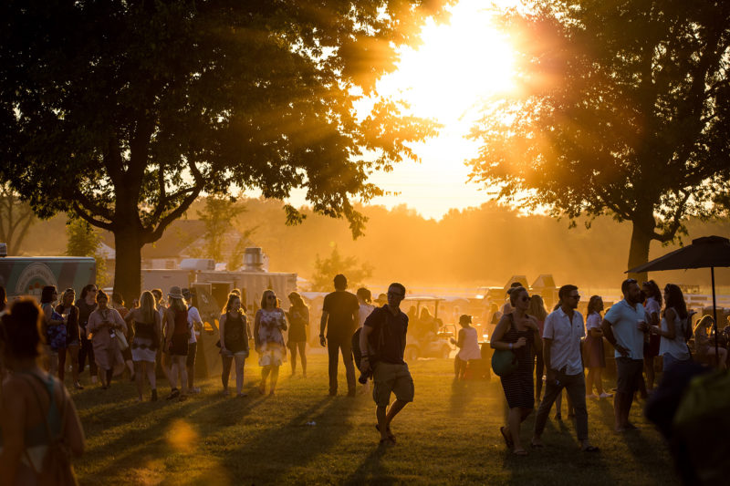 Sunset at Pilgrimage Festival in Franklin, Tennessee