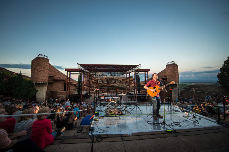 Warren Barfield performs on June 14, 2015 at Red Rocks Amphitheater in Morrison, Colorado