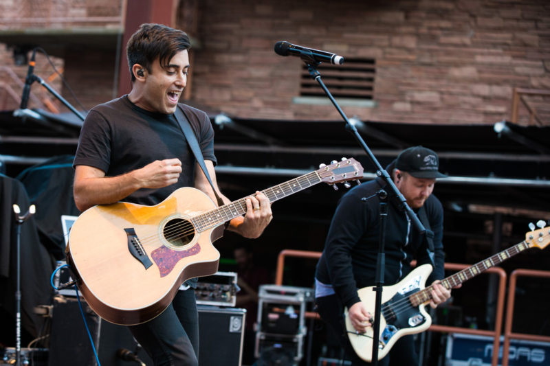 Phil Wickham performs on June 14, 2015 at Red Rocks Amphitheater in Morrison, Colorado