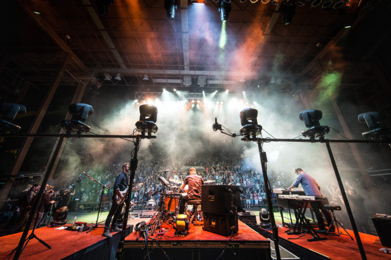 Third Day perform on June 14, 2015 at Red Rocks Amphitheater in Morrison, Colorado