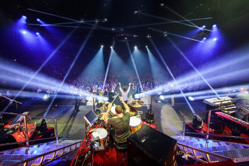 David Carr and Mac Powell of Third Day perform at Infinite Energy Center in Atlanta, Georgia