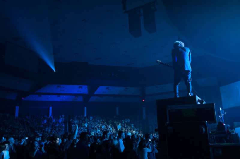 Jack Parker of David Crowder Band performs at Countryside Christian Center in Clearwater, Florida