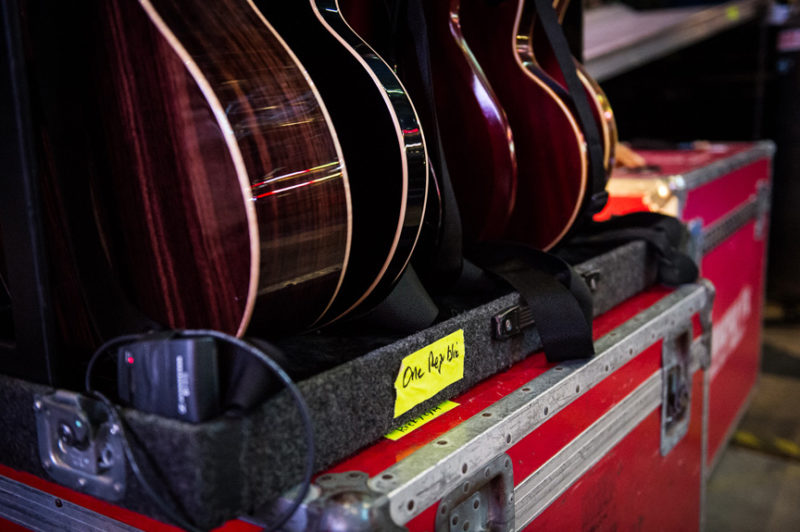 OneRepublic's guitars at 93.3 FLZ's Jingle Ball in Tampa, Florida